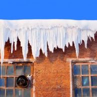 Snowy Building